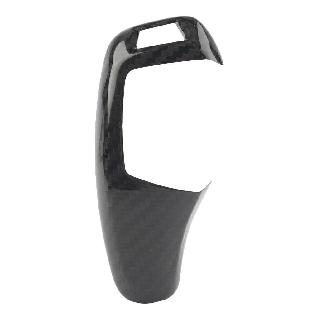 Gear Trim Shift Knob Cover Panel Decal Carbon Fiber Fit for BMW 1-5 Series Car Auto