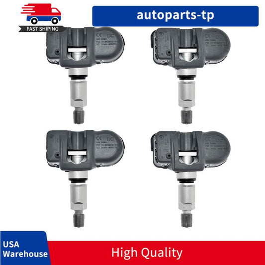 4-piece set of new 433MHz Tire Pressure Sensors (TPMS) for Chrysler for Dodge for Jeep