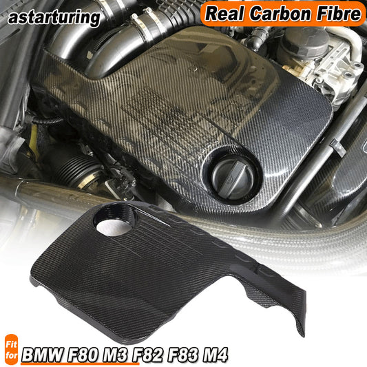 Fit for BMW F80 M3 F82 F83 M4 2014-19 Real Carbon Fiber Front Hood Engine Cover