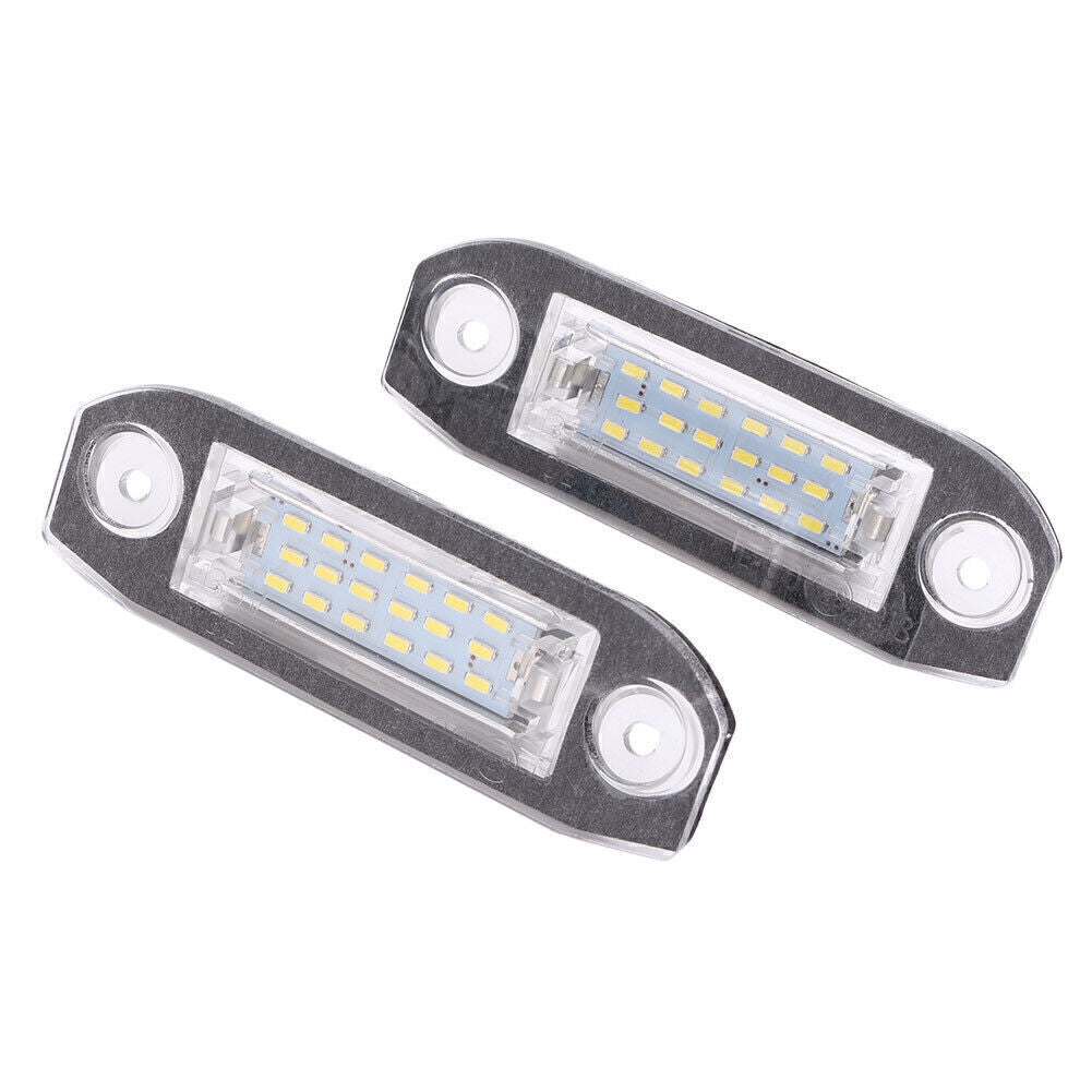 for Volvo V70 2000-2013 CX60 2008-2013 Pair LED License Plate Lights Lamps