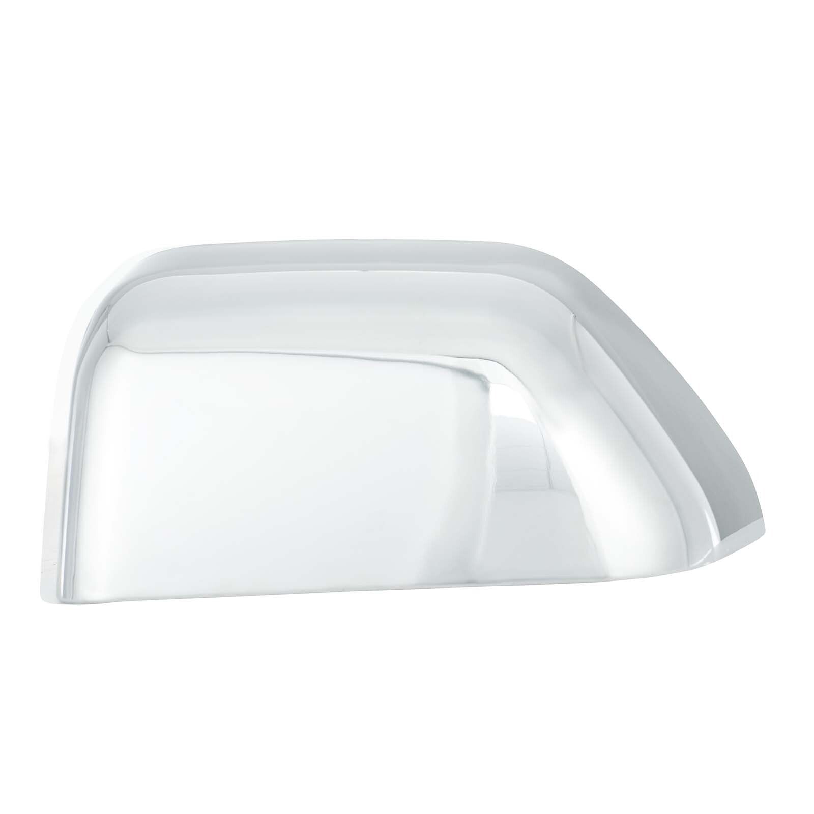 Top Half Tow Mirror Protective Case Chrome for 2017-2024 for Ford F250 F350 Super Duty