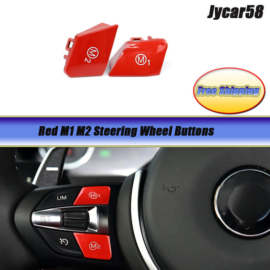 Car Steering Wheel M1 M2 Mode Button for BMW M3 M4 M5 M6 X5M X6M F10 F15 F16 F30