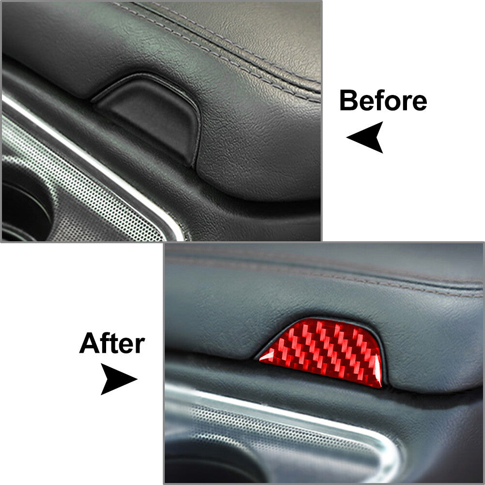 Armrest Box Switch Button Cover Trim for Dodge for Challenger 2015-2023 2023 2022