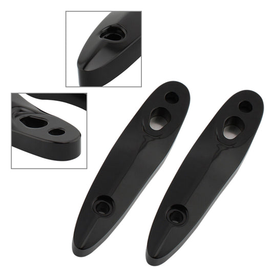 Rear Turn Signal Extension Bracket Relocation Kit Fit for Harley Softail 00-20 Black