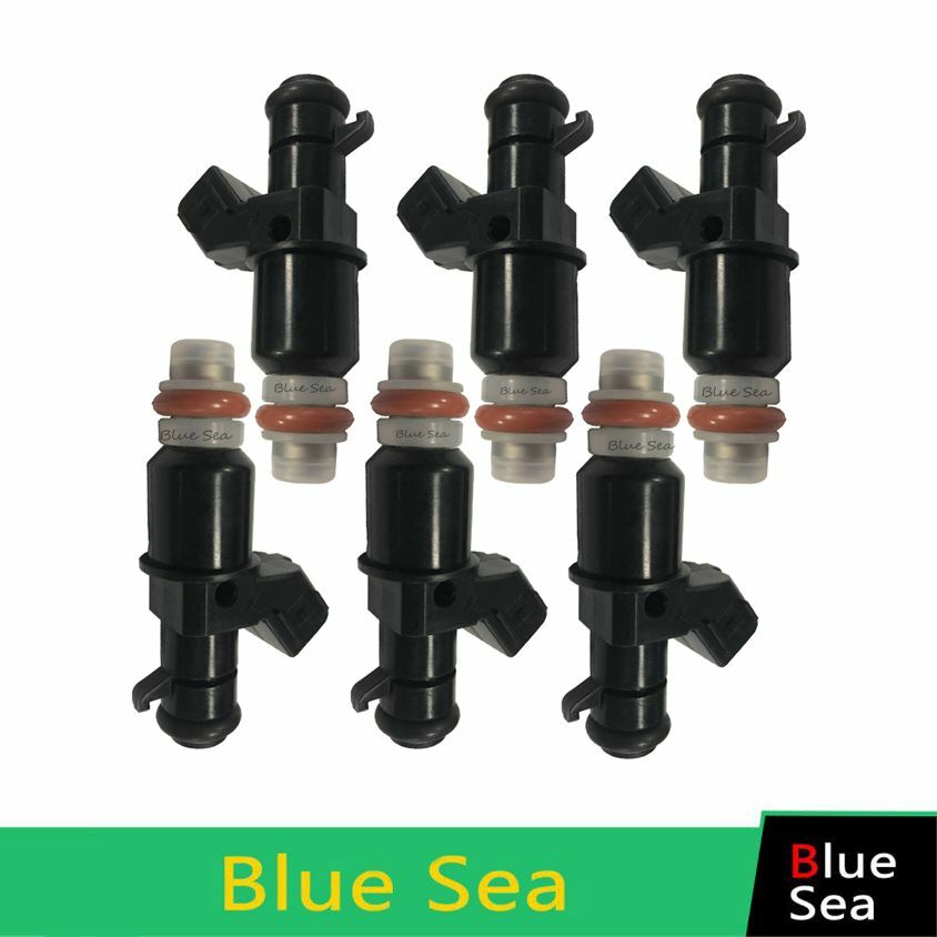 6X Fuel injector 16450-RCA-A01 FOR 03-2015 for HONDA for ACURA 3.0L 3.2L 3.5L V6 CODE W