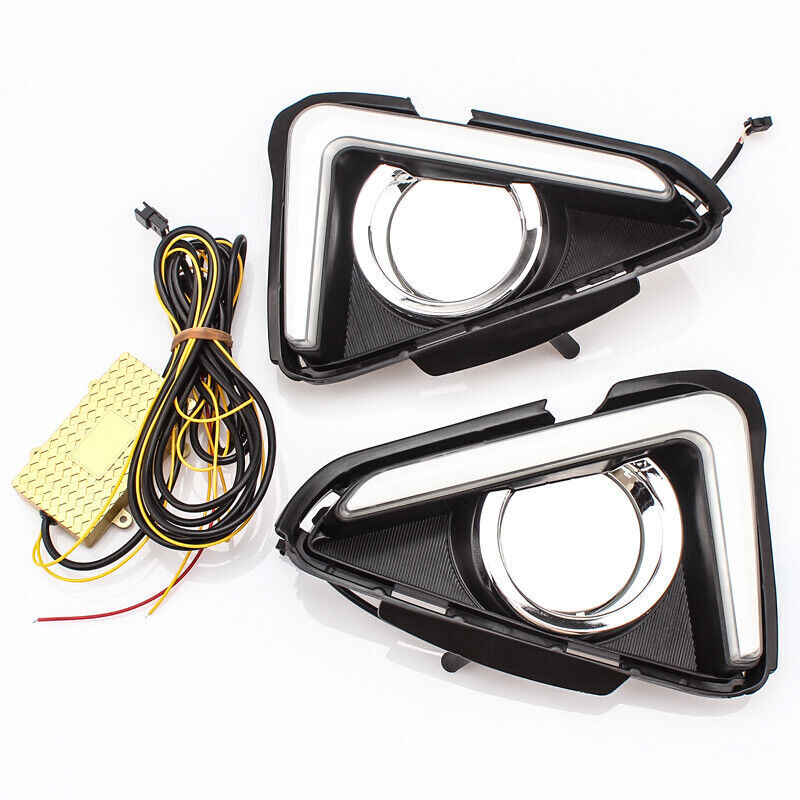 LED daytime running lights, fog lights, and turn signals are compatible with for Toyota RAV4 (2016-2018).