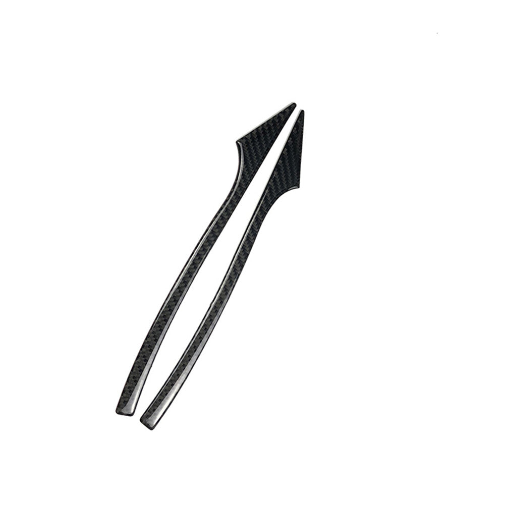 2 x carbon fiber rear mirror bar trim for BMW 5 Series E60 2005-2011