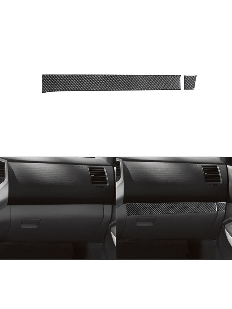 for Toyota Tacoma 2012-2015 2Pcs Box Trim Strip Cover Decor Carbon Fiber