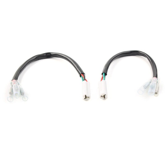 for Yamaha R1 R3 R6 FZ07 FZ1 3-Wire Front Turn Signal Splitter Harness Y-Adapter