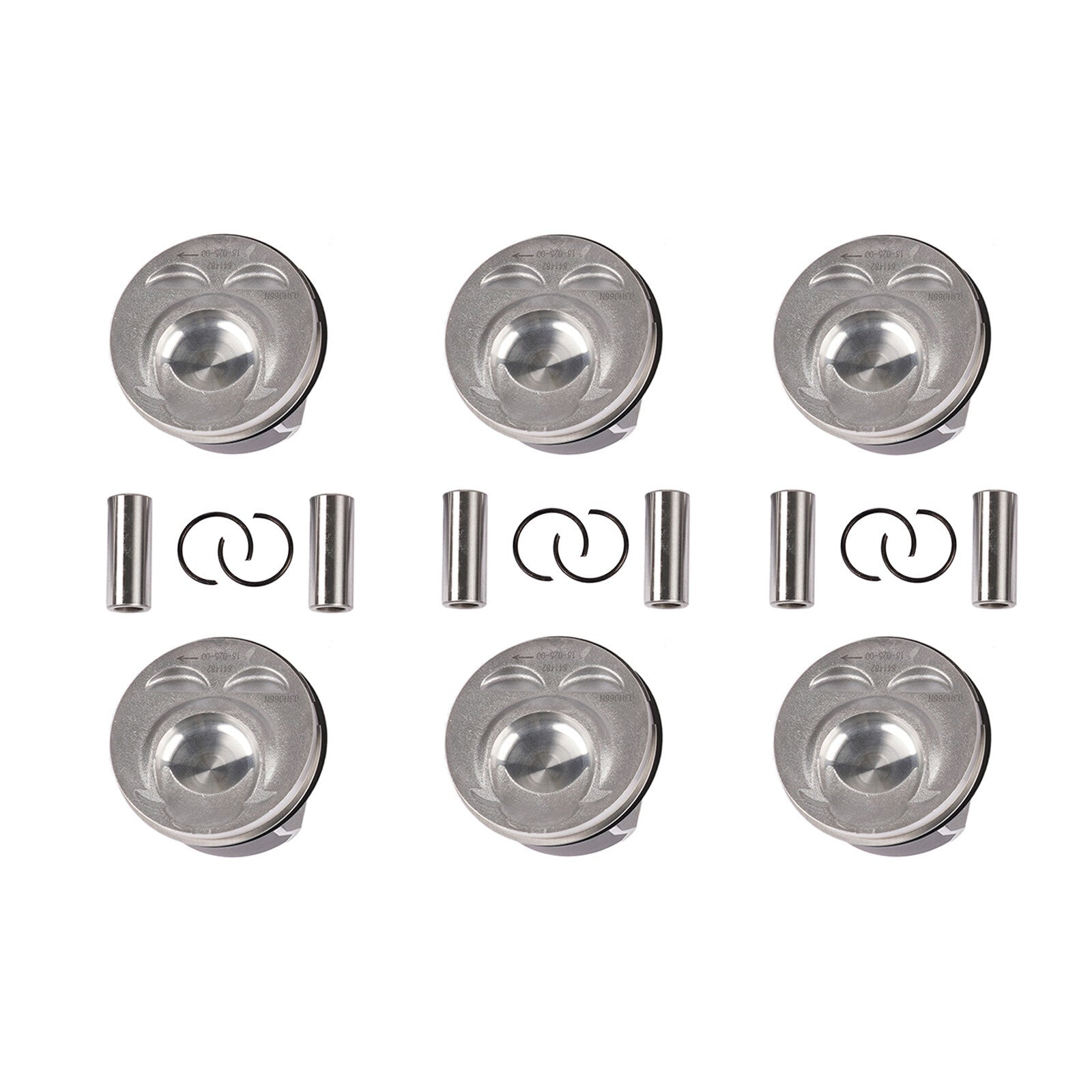 VR6 3.6L Engine Pistons  Piston Rings Kit Fit for VW for Passat for AUDI Q7 for SKODA