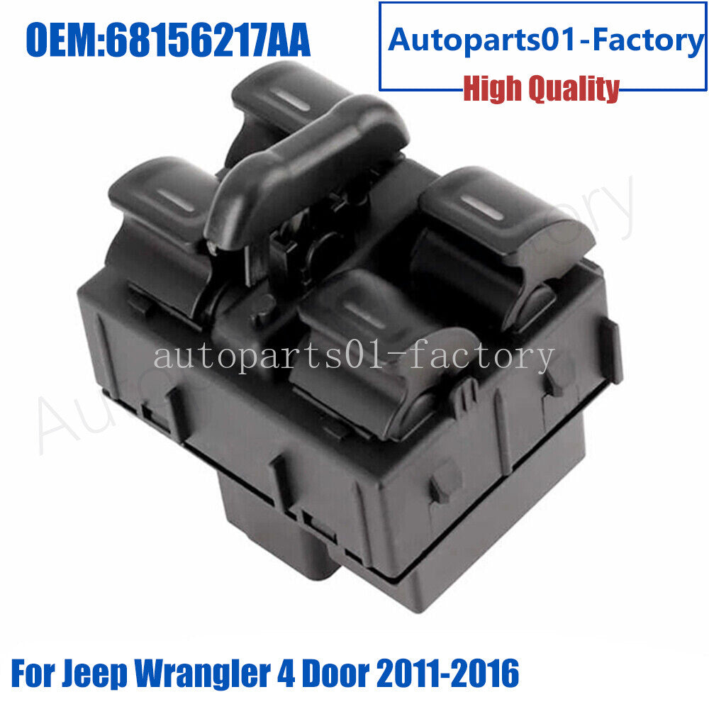 68156217AA Center Power Window Switch for Jeep for Wrangler 4 Door 2011-2016