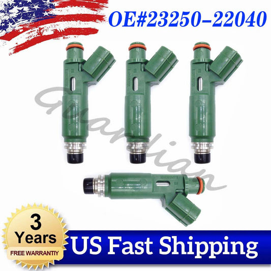 4x Fuel Injector 23250-22040 for Pontiac Vibe for Chevrolet Prizm for Toyota Celica