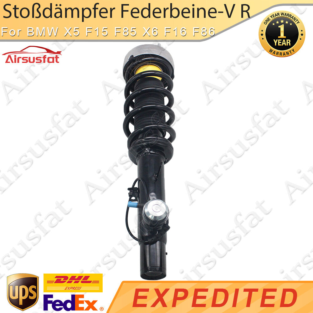 for BMW X5 F15 F85 X6 F16 F86 13-18 front right shock absorber struts with EDC