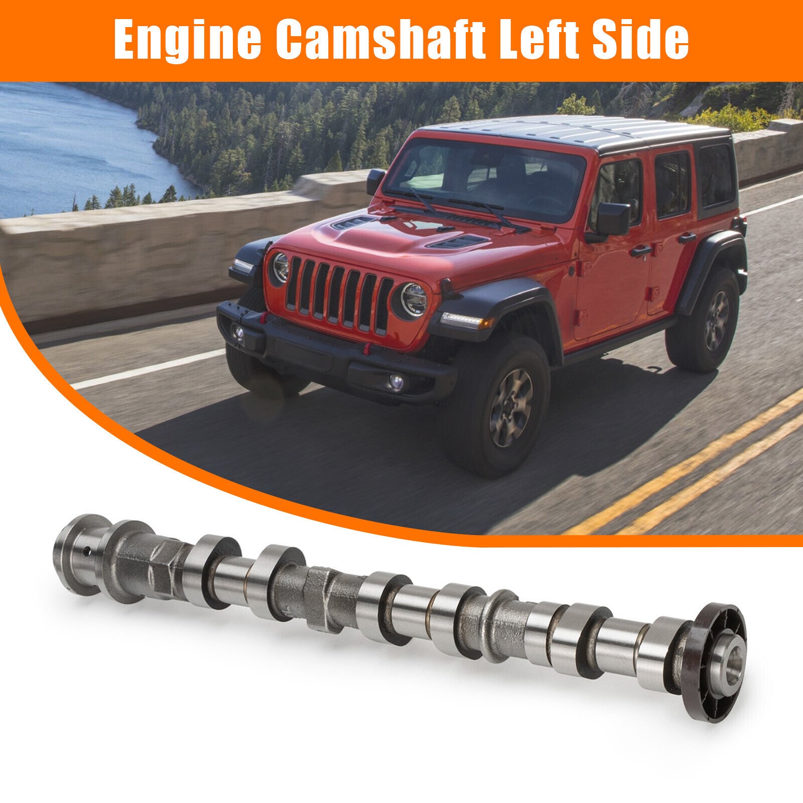Left Side Exhaust Camshaft for CHRYSLER for DODGE for CHALLENGER for JEEP for RAM New 5184377AE