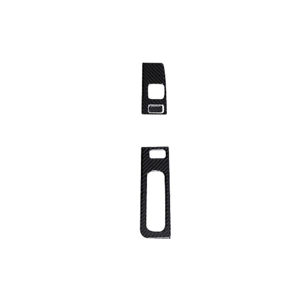 3X Carbon Fiber Driver Door Control Cover For Colorado 2004-12/ for canyon 2005-2012