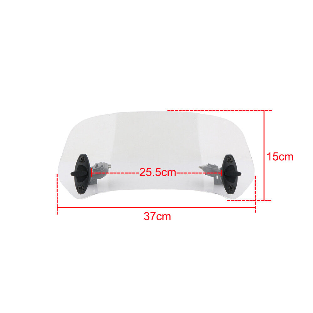 Motorcycle windshield, extended windshield, boiler air suitable for Harley-Davidson , for Honda , for Yamaha
