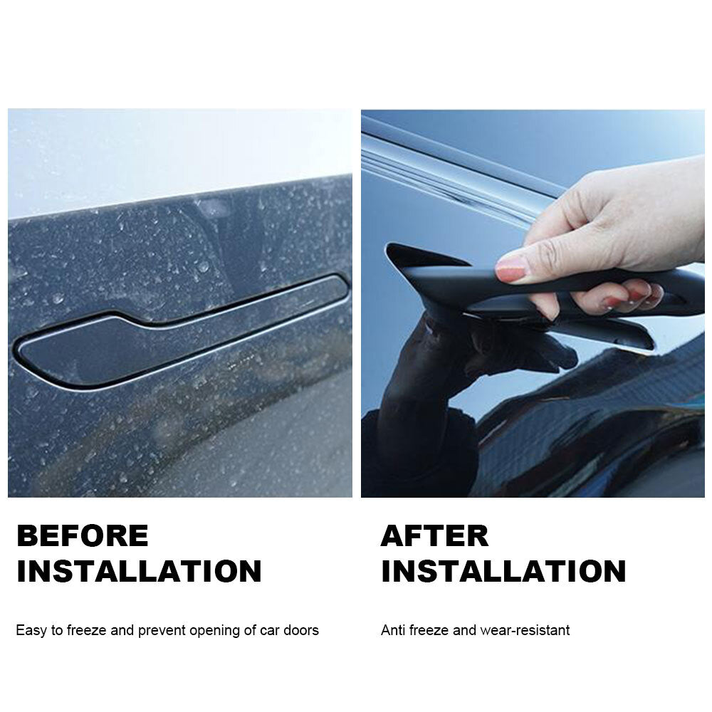 4X for Tesla for Model Y 3 ABS Antifreeze car door handle Car external door handle