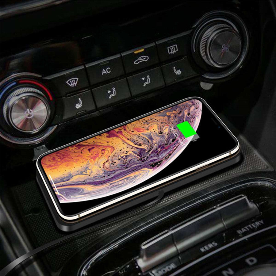 Fast Wireless Car Phone Charger Charging Dashboard Mat Pad AntiSkid Holder 10W