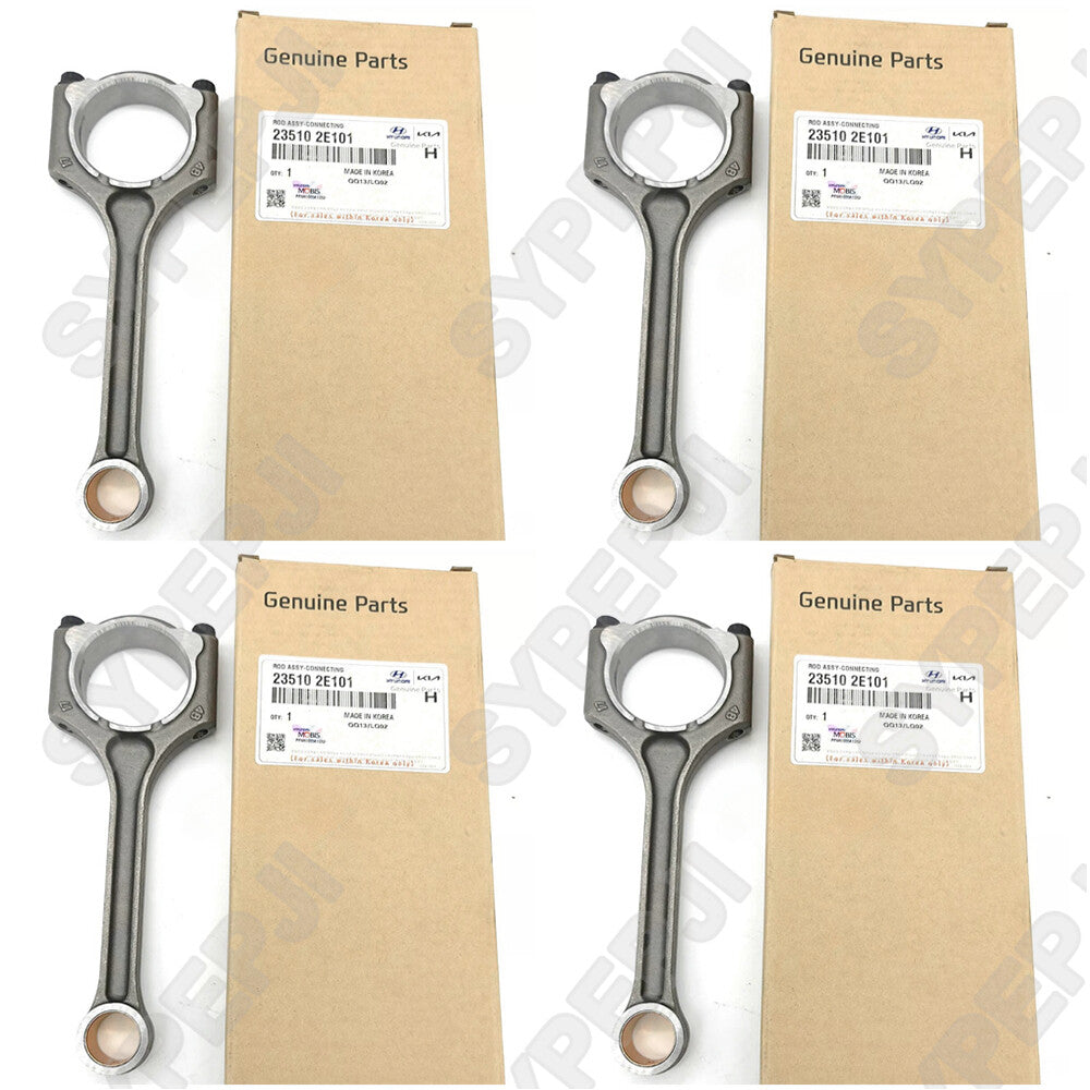 4-piece connecting rod pack suitable for 12-16 for Hyundai for Elantra i30 and 14-15 for Kia Forte 1.8L 235102E101