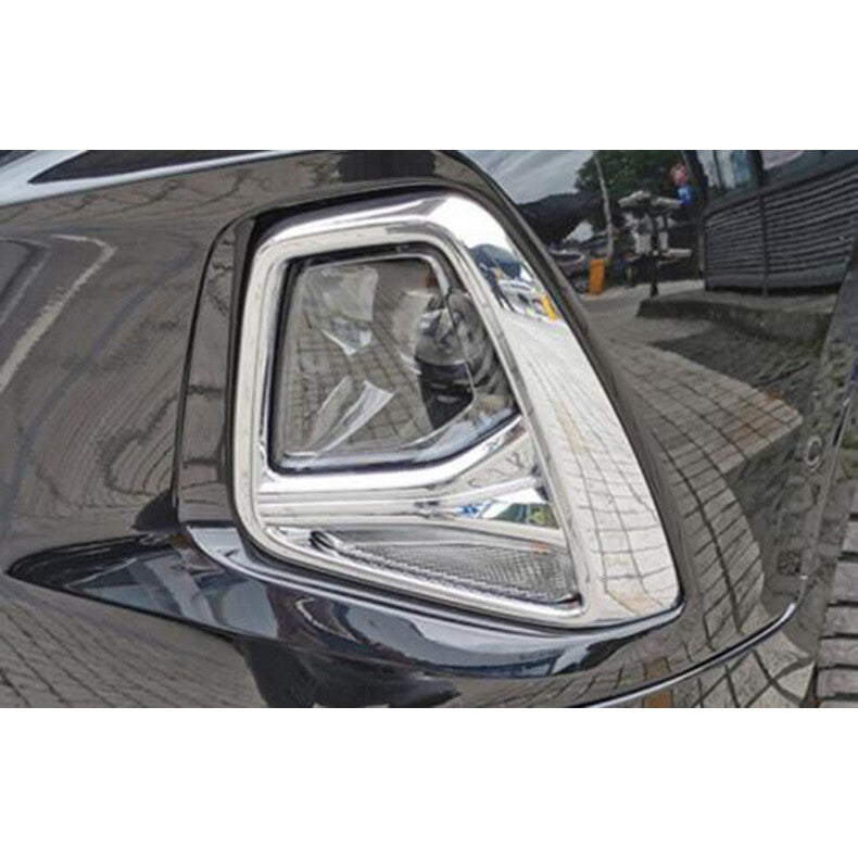 for Chevy Blazer 2019-2022 Chrome Front bumper Fog Light Lamp Frame Cover Trim