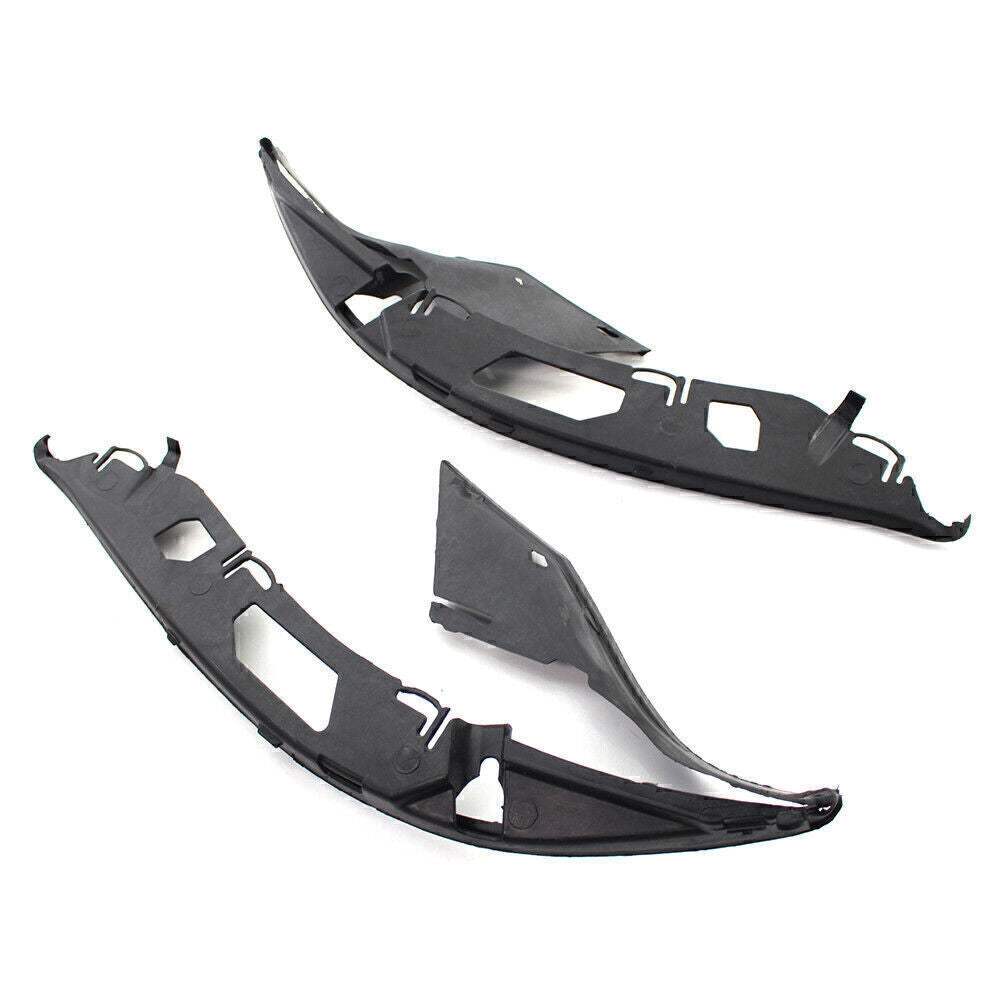 2x Upper Headlight Gaskets Black for BMW 5 Series E60 2004-2010 2005 525xi 528i