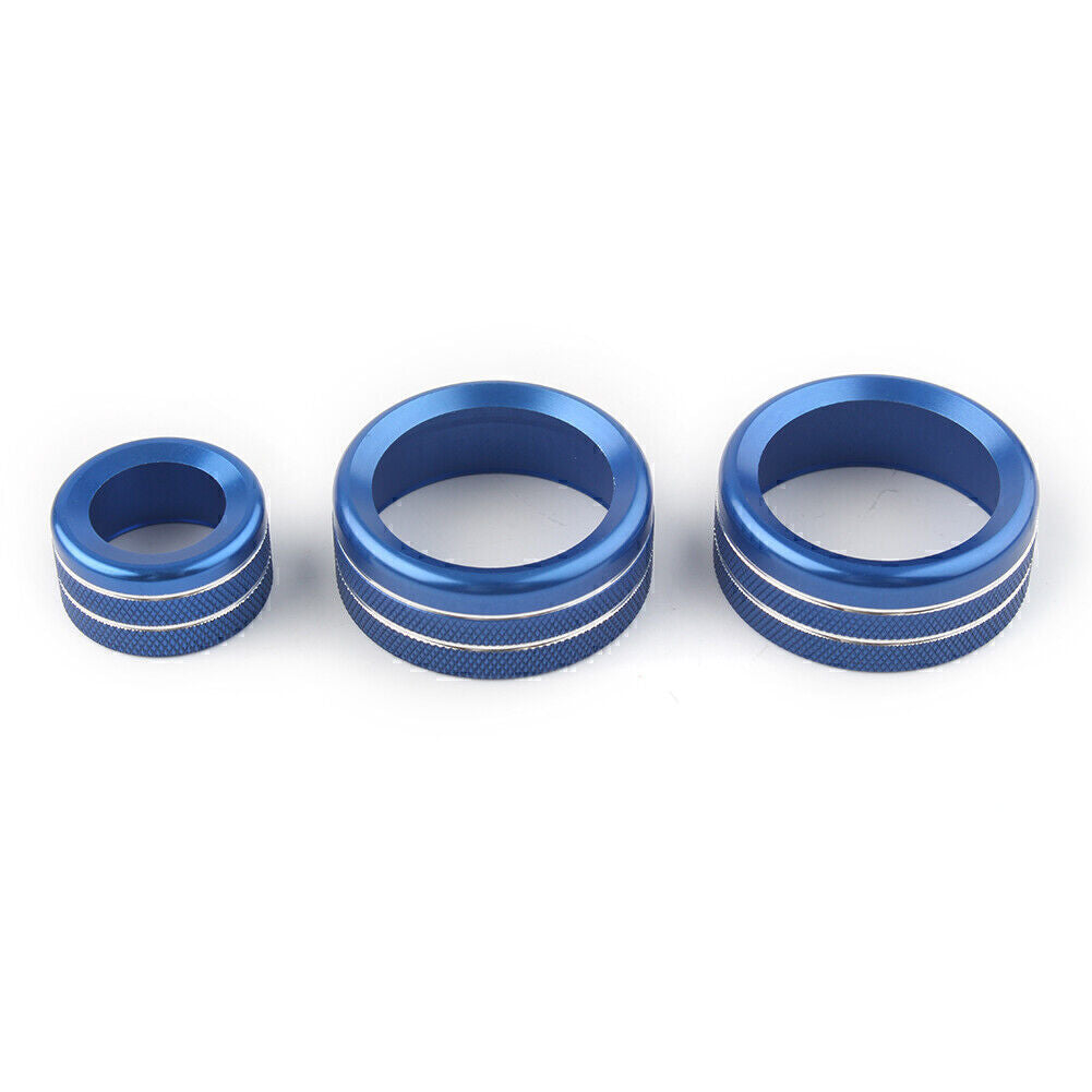 Air Condition Knob Switch Trim Cover Ring Blue for BMW GT X1 X3 X4 X5 X6 2013-18
