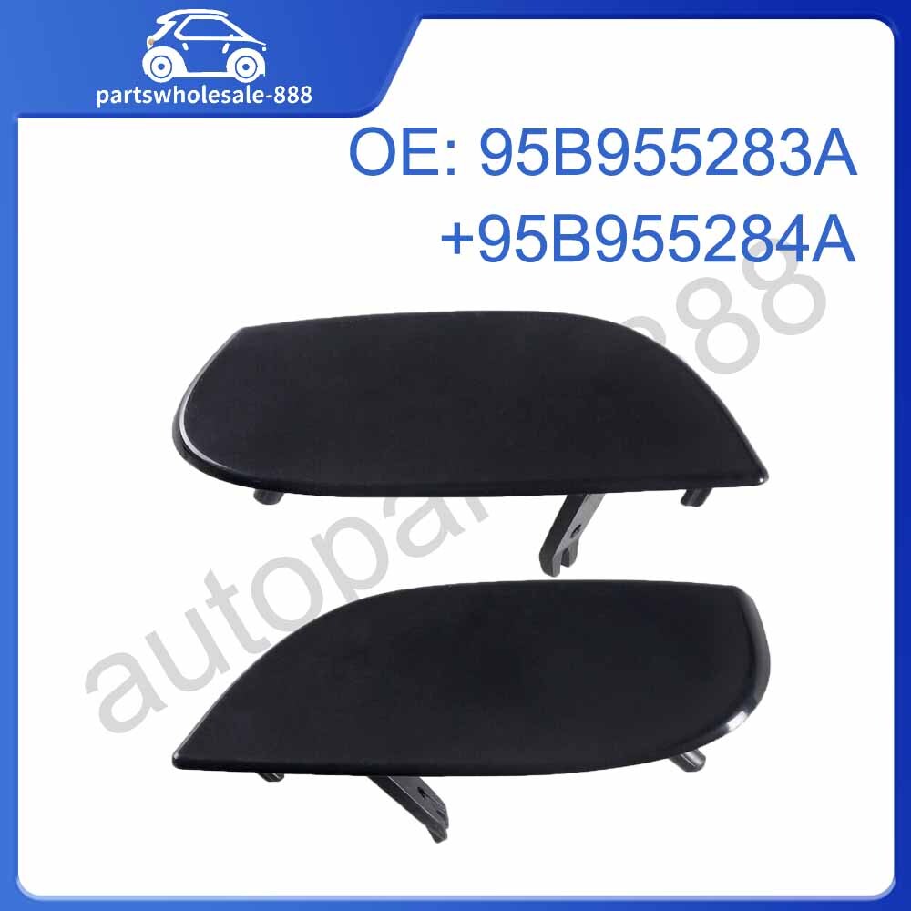 Headlight cleaning cap decorative protective cover for left and right sides, suitable for 2015-2018 for Porsche Macan 95B.