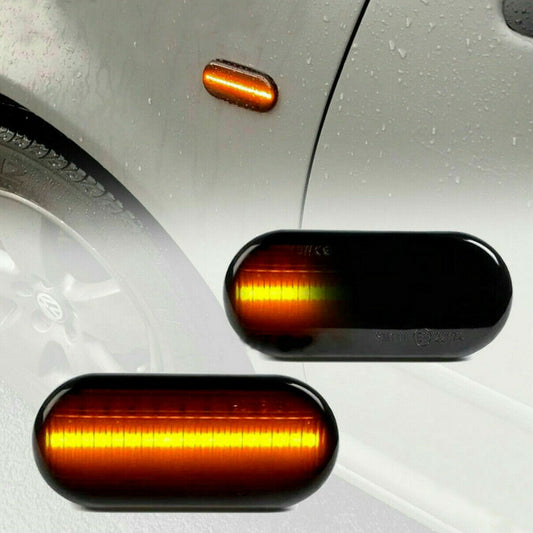 2-pack LED sequential side marker lights suitable for Volkswagen MK4, for Golf , for Jetta , GTI, R32, and Beetle.