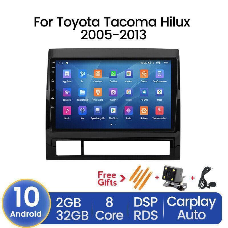 9 Android 10 Car Stereo GPS Carplay Octa Core for Toyota Tacoma 2005-2015
