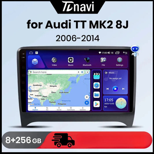 Android Car Radio for Audi TT MK2 8J 2006-2014 Wireless CarPlay Auto Car Screen