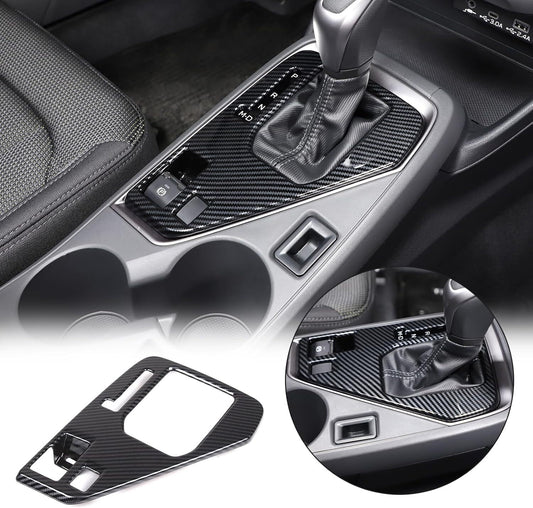 Carbon Fiber Style For 2023-2025 for Subaru Crosstrek Gear Shift Panel Cover Trim