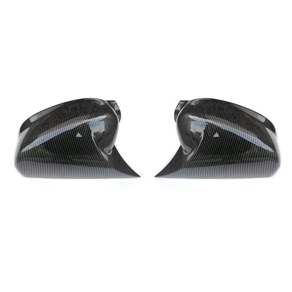 Horn Style Pair Carbon Fiber Rear View Mirror Cover for Honda Accord 8th 08-17