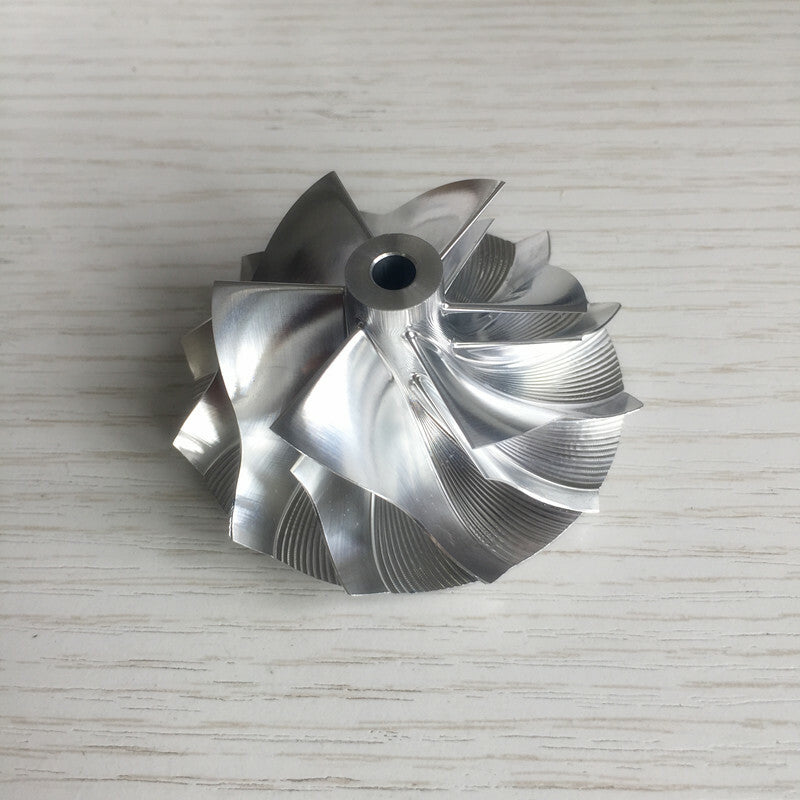 RHF5 44.95/59.00 mm 6+6 Blade High-Performance Turbine Billet Compressor Wheel