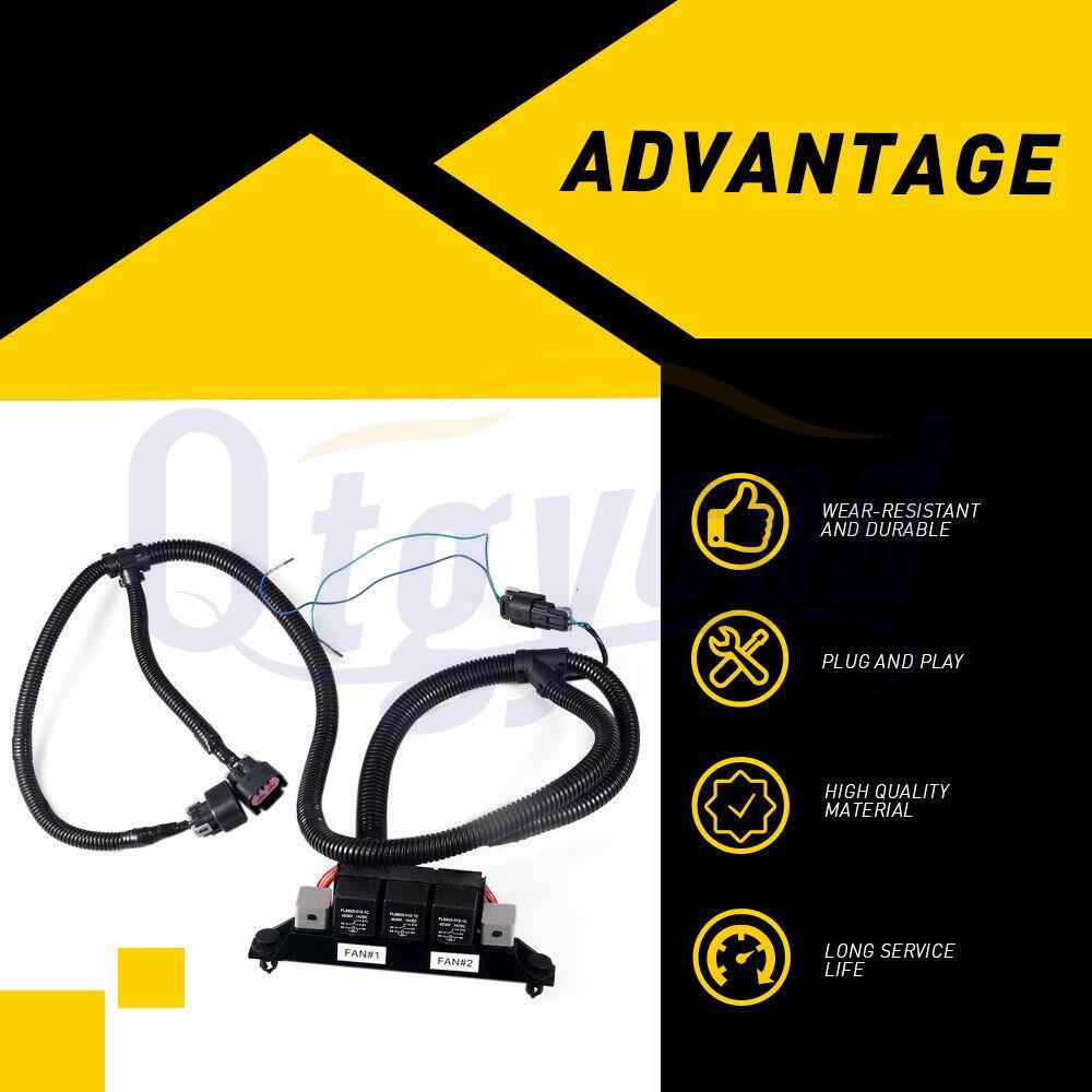 Retrofit Stand Electric Fan Alone For Harness Silverado for Sierra Tahoe for Yukon for Chevy