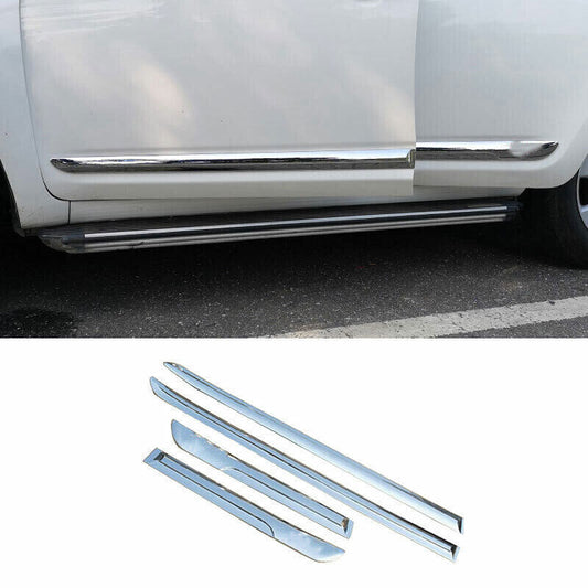 for Toyota RAV4 2006-2012 Chrome ABS Side Door Body Guard Molding Cover Trim Set