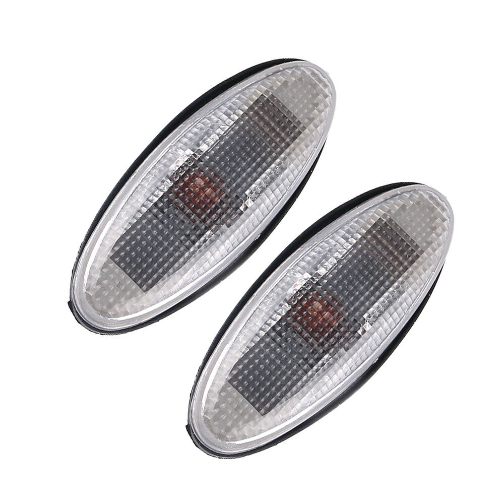 2pcs Side Marker Lights Clear Lens for Mazda Protege 2001-2003 Tribute 2001-2006