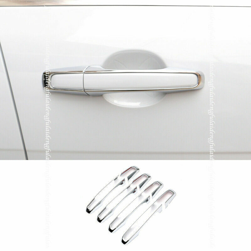 8P ABS silver Chrome Car Side Door Handle Cover Trim for Jaguar F-PACE 2016-2020