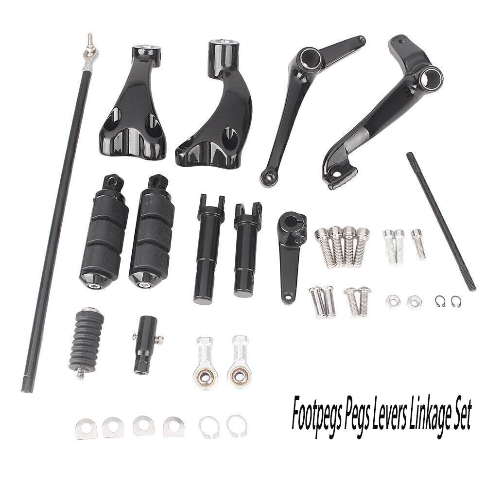 Forward Controls Foot Pegs Linkages Levers for Harley Sportster 1200T 883 16-22