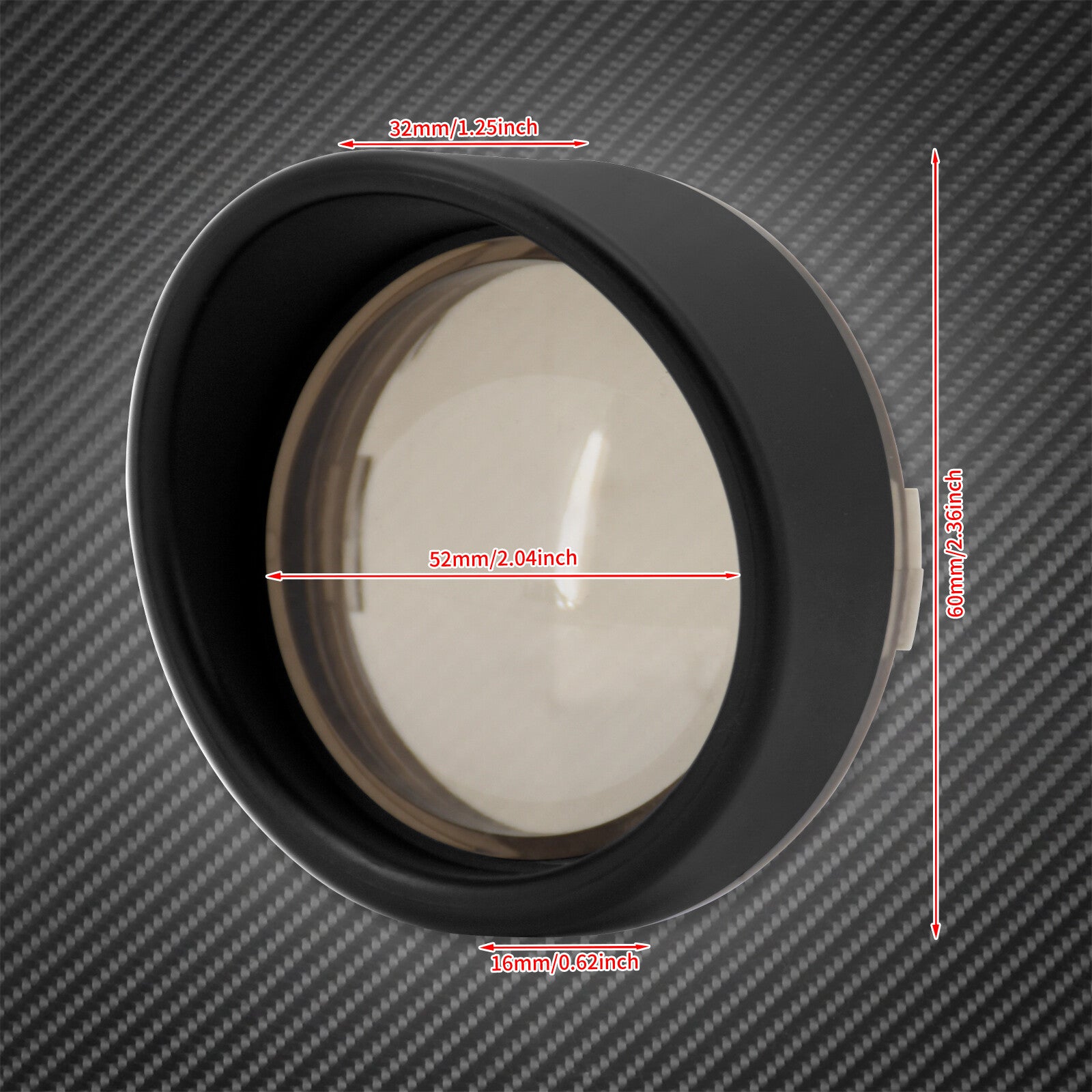 Turn Signal Bullet Visor Deuce Smoked Lens Cover Fit For Dyna Softail Sportster