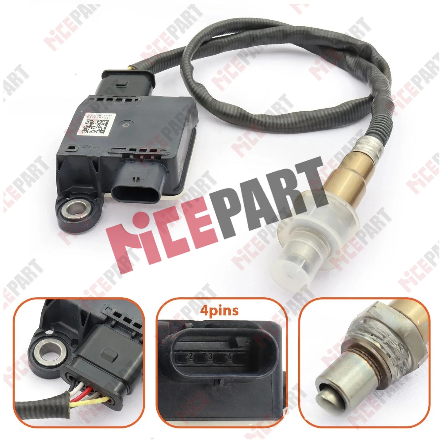 PM Exhaust Particulate Sensor 95860626123 0281006648 compatible for Volkswagen for Audi