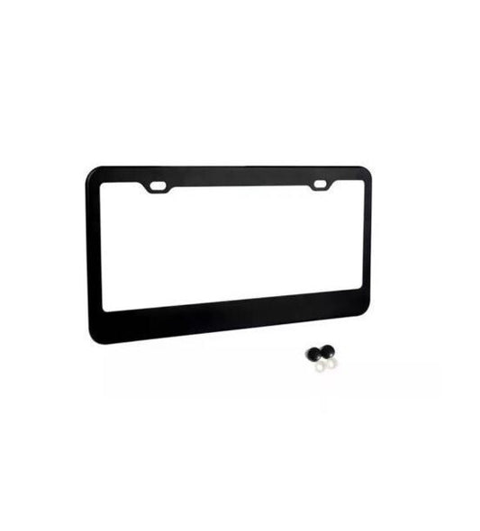 Car license plate frame cover cap rear trunk matte black  for ford
