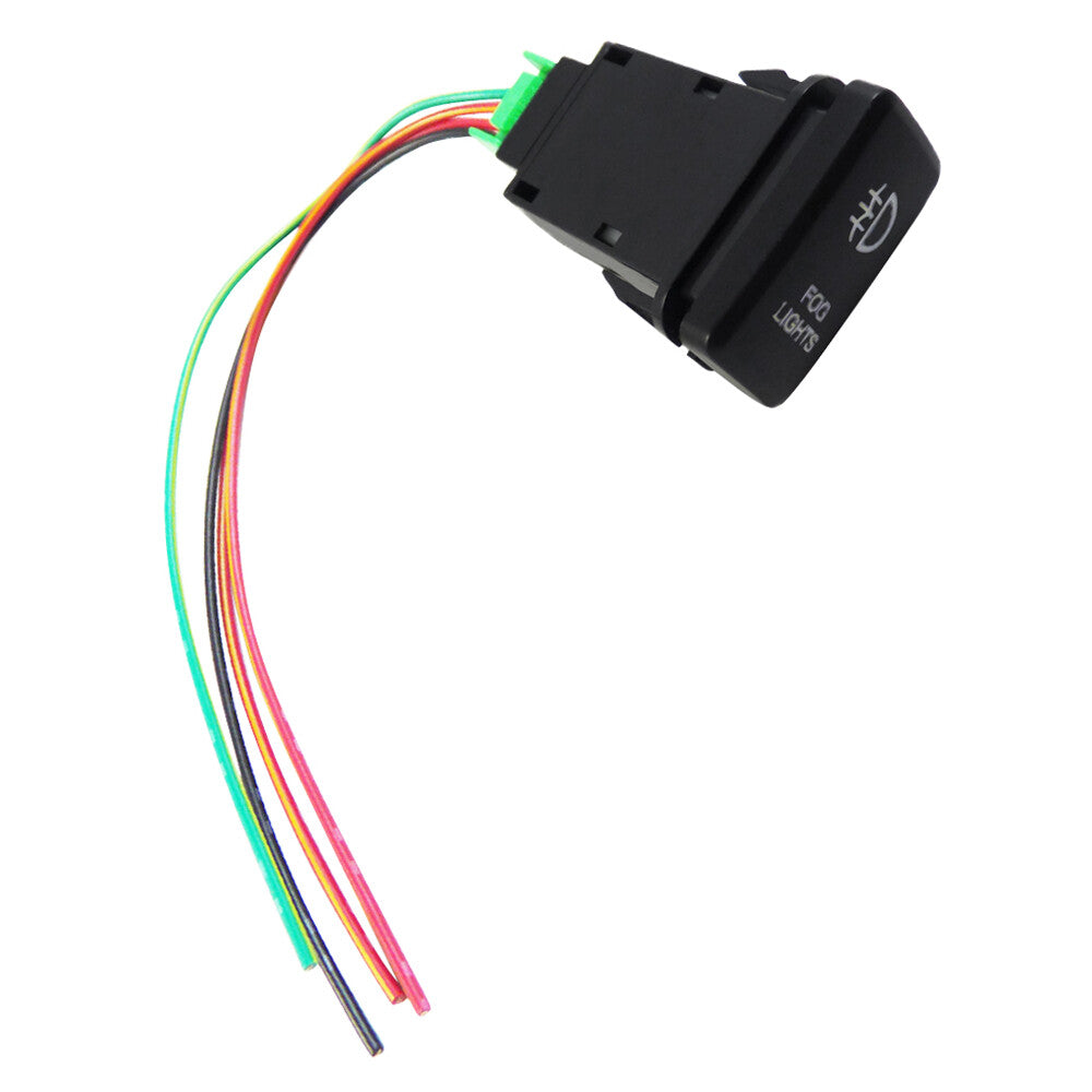 12V Push Switch Blue LED Fog Light for Tacoma Highlander Tundra 4-Runner Hilux