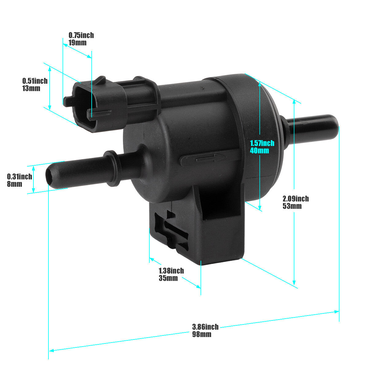 EVAP Emission Canister Purge Valve 2011-2016 for Chevrolet for Cruze 1.8L 55567453
