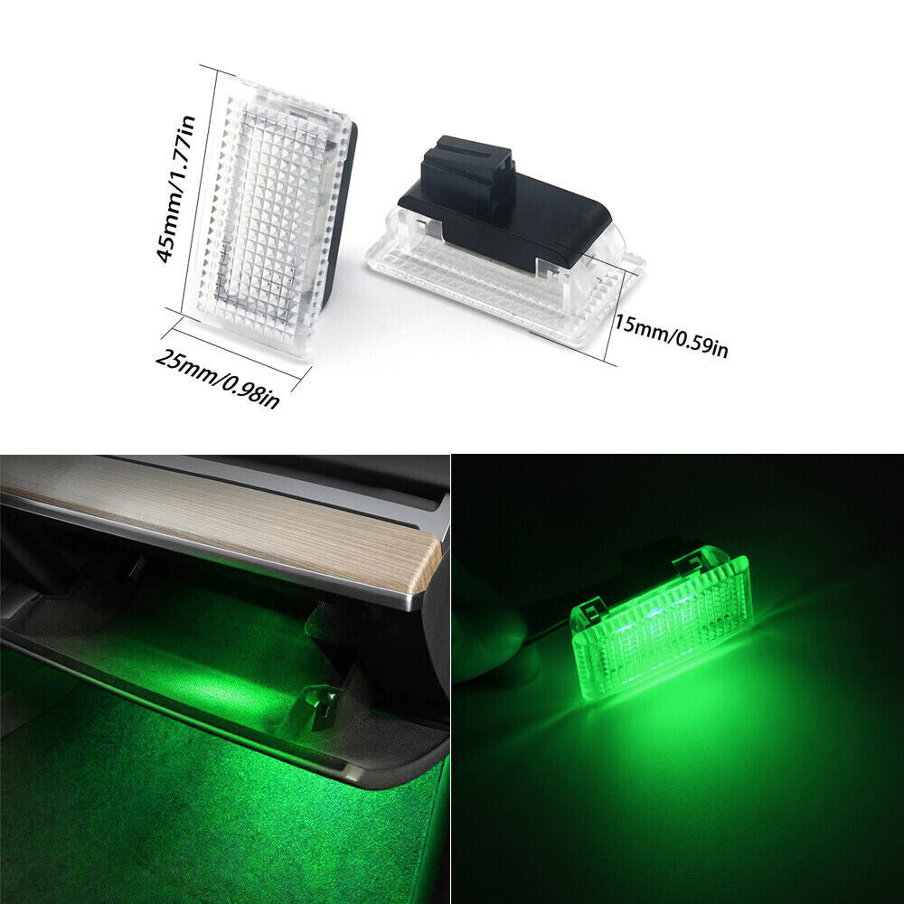 Car Interior Lighting Ultra Bright LED Lights Green for Tesla Model 3 S X Y