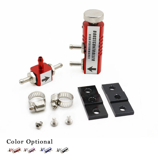 1 Universal Adjustable Manual Turbo Charger Boost Controller Kit 1-30PSI Red