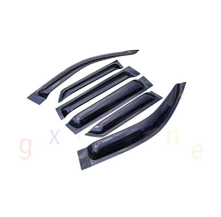 for Lexus 2010-2023 GX460 Black Window Wind Visors Sun Rain Guard Vent Deflector