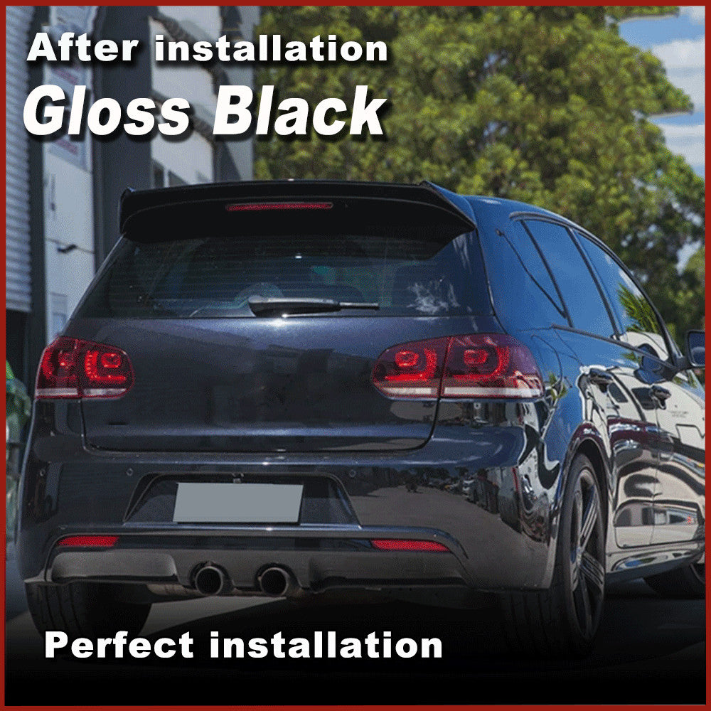 Fit for VW for GOLF 6 MK6 VI GTI R20 2010-15 Gloss Black Rear Roof Spoiler Top Wing