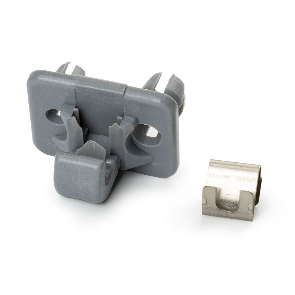2x 8U0857562A Gray Inner Sun Visor Clips for Audi A3 A4 A5 Q5 A7 B6 B7 B8 S4 S5