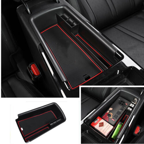 for Kia K5 2021-2023 Black Armrest Storage Box Central Console Glove Tray Cover