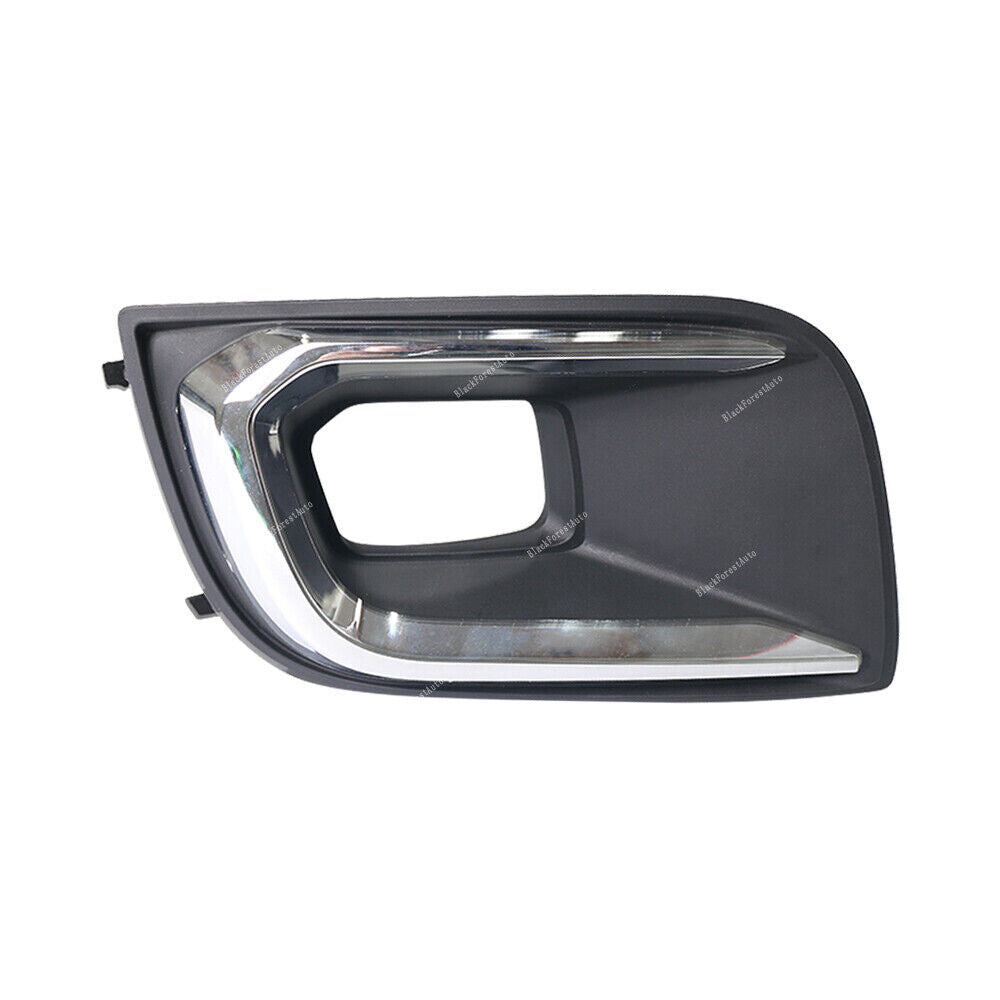 Front Bumper Fog Light Bezel Cover w/Chrome Trim Right For 18-21 for Toyota Sequoia